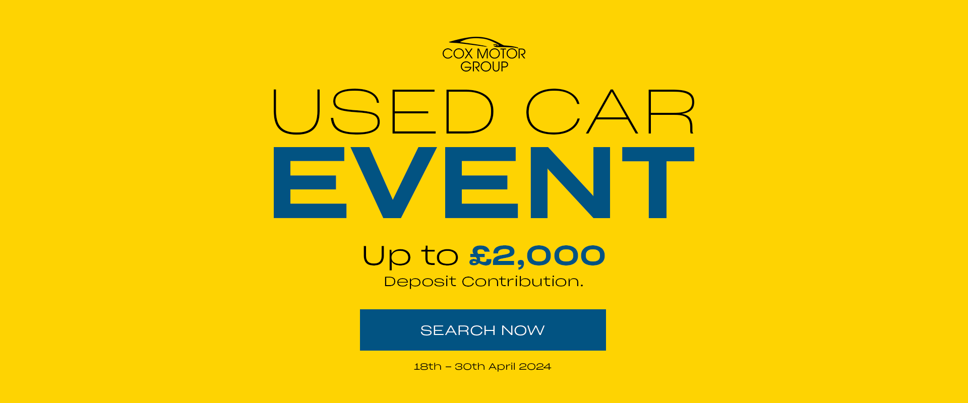 April Used Car Event