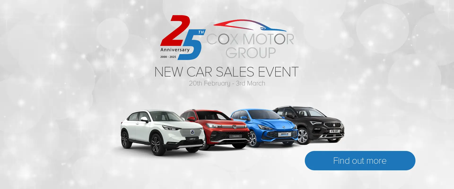 25th Anniversary New Car Event