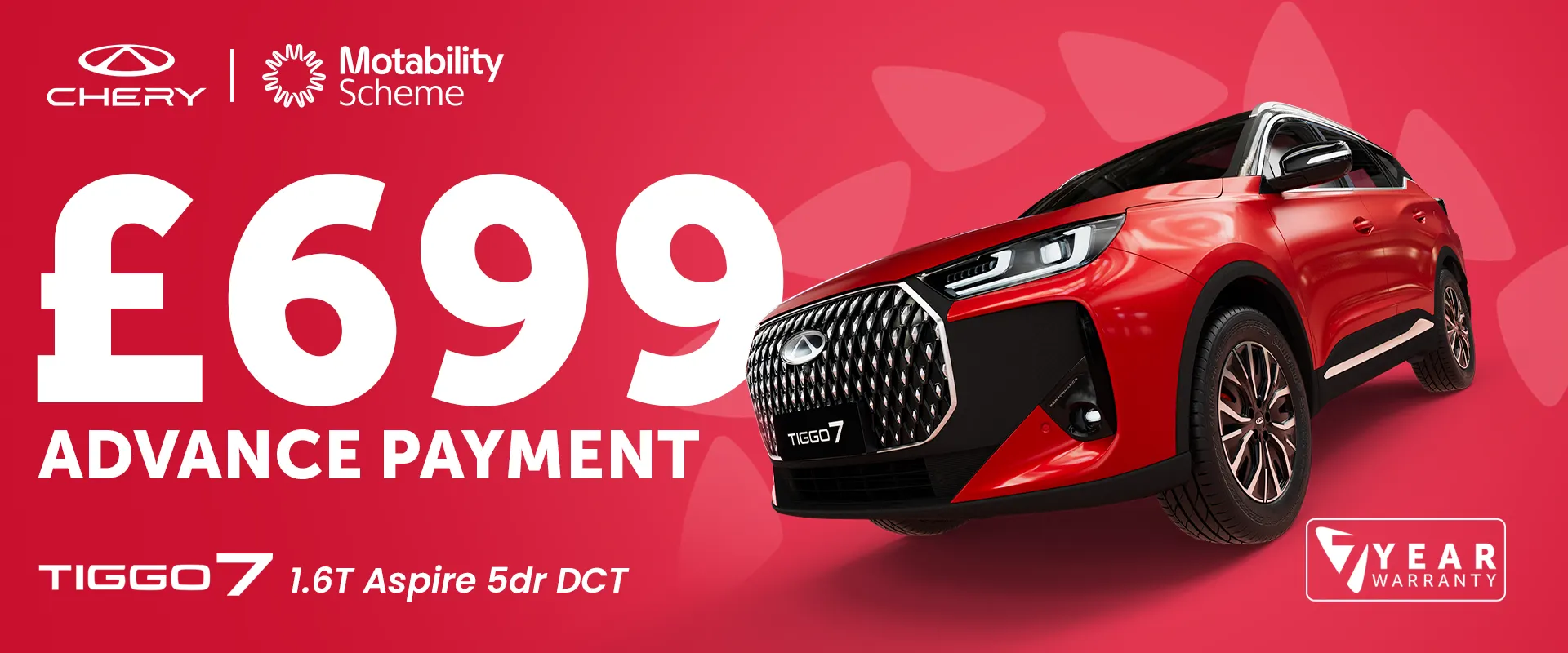 Cherry Tiggo 7 Motability