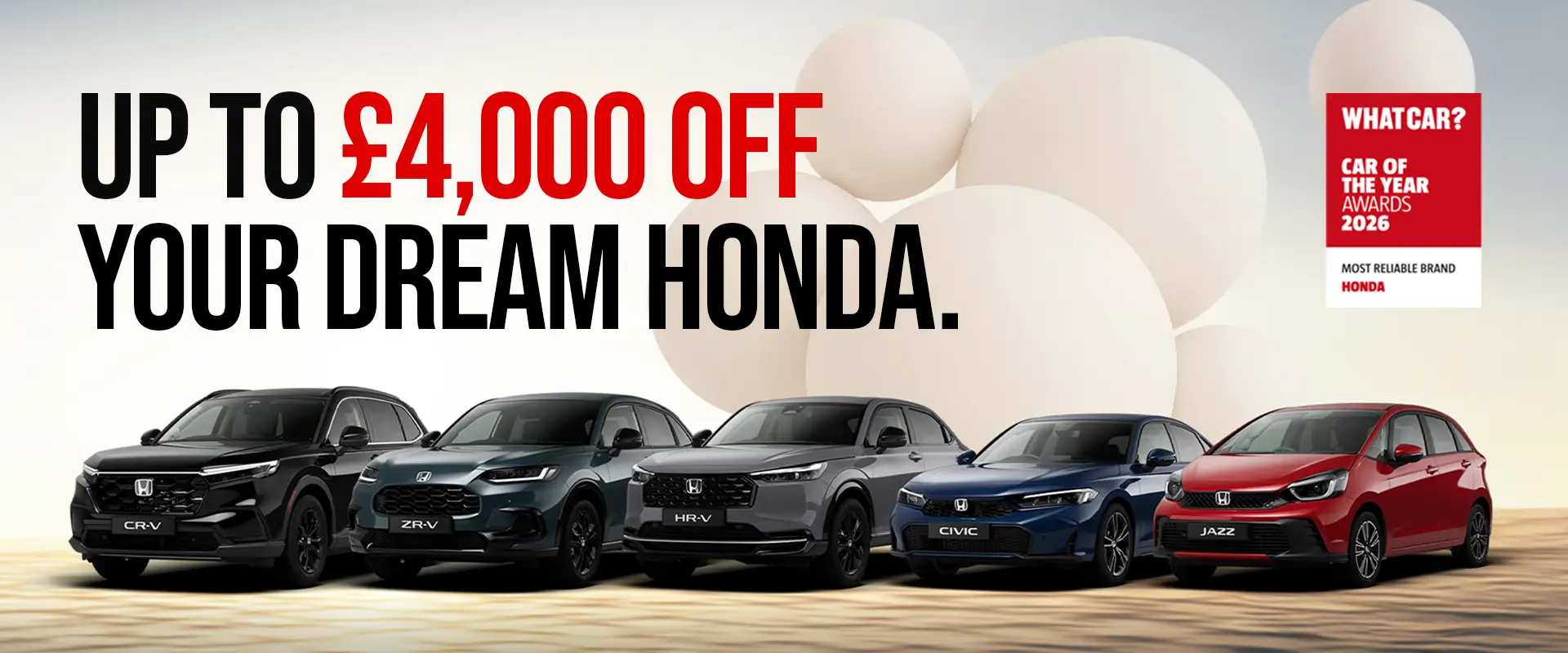 Honda Dream Bigger Sales Event