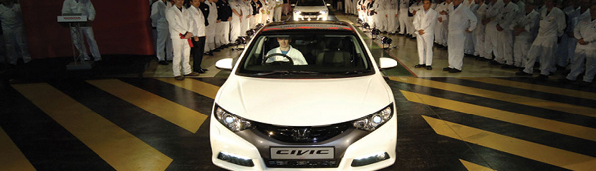 Honda celebrates the start of new Civic