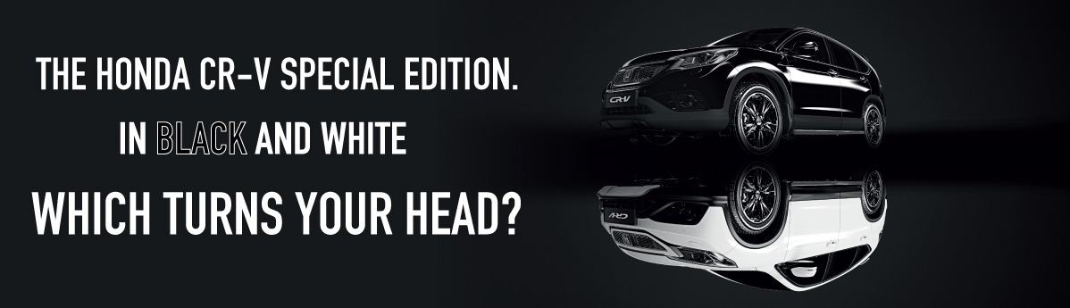 The CR-V Black and White Special Editions.