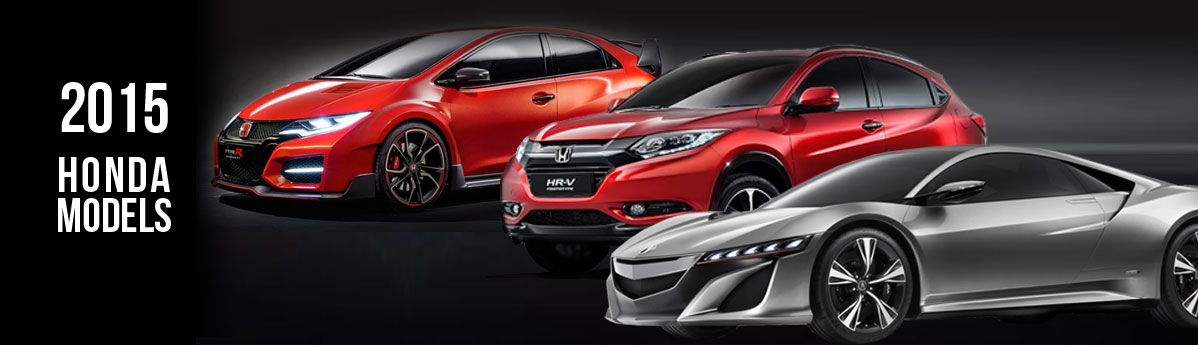 New Honda models: HR-V, Type R, NSX concept