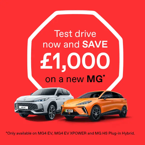 MG Test Drive Voucher