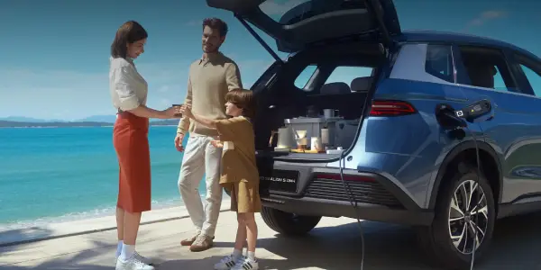 Spacious boot and flexible luggage area in the BYD SEAL 6 DM-i TOURING