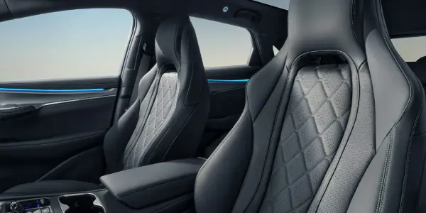 Premium BYD SEALION 7 interior with comfortable leather seats