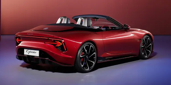 MG Cyberster charging