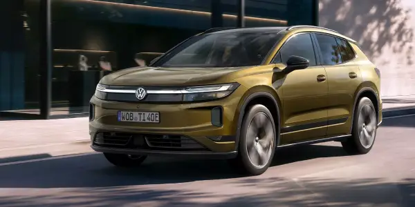 Volkswagen ID. Tiguan exterior and SUV silhouette